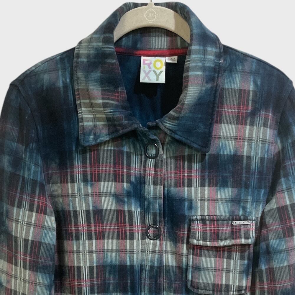 Retro Roxy Bleachers Sweatshirt Jacket Size Large - Picture 4 of 11